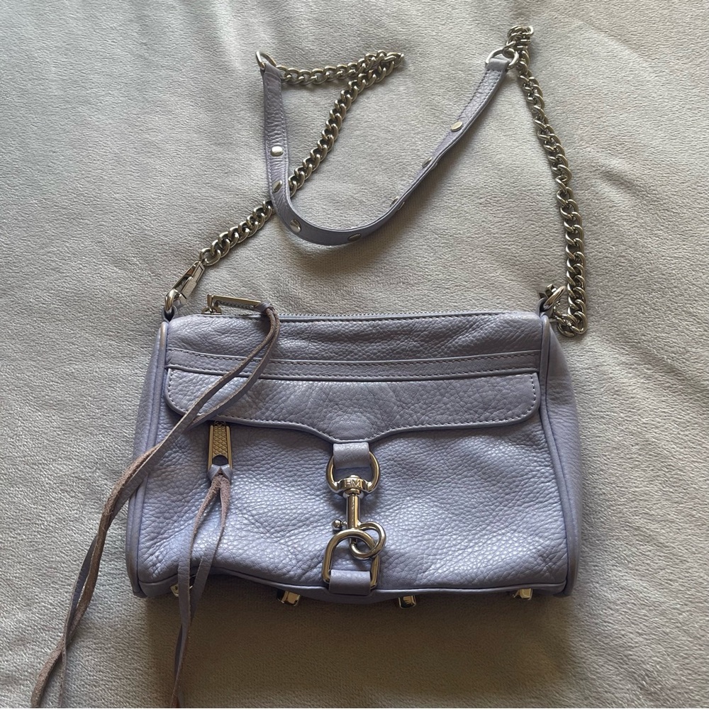 Rebecca Minkoff “mini mac” leather crossbody bag